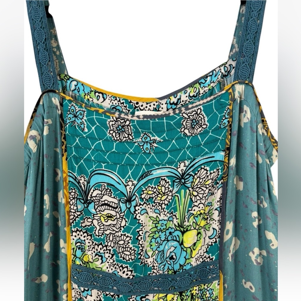 Anthropologie Tiny Scarf Print Patchwork Mini Dre… - image 3